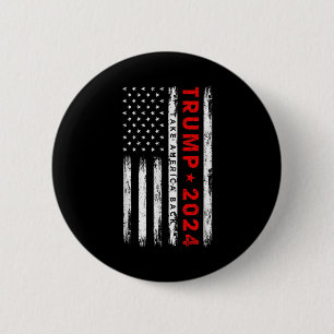 Donald Trump Take America Back Amerikaanse Vlag Pa Ronde Button 5,7 Cm