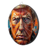 Donald Trump Target Artwork - Bold Political Art P Dartbord (Voorkant Rechts)