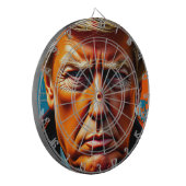 Donald Trump Target Artwork - Bold Political Art P Dartbord (Voorkant Links)