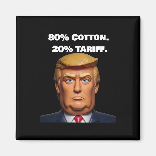 Donald Trump-tarief Magneet (Voorkant)