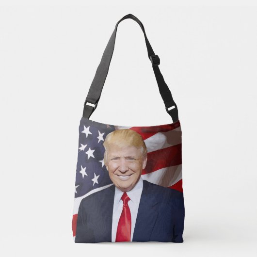 DONALD TRUMP TAS PURSE CROSSBAG (Voorkant)