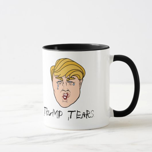 Donald Trump Tears - Trump Tears in een Cup Mok (Rechts)