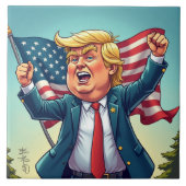Donald Trump Tegeltje (Voorkant)