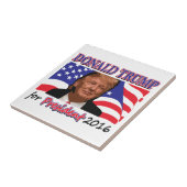 Donald Trump Tegeltje (Zijkant)