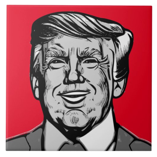 DONALD TRUMP TEGELTJE (Voorkant)