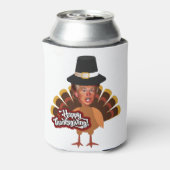 donald trump Thanksgiving turkije Blikjeskoeler (Blikje Achterkant)