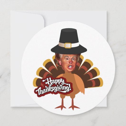 donald trump Thanksgiving turkije Kaart (Voorkant)
