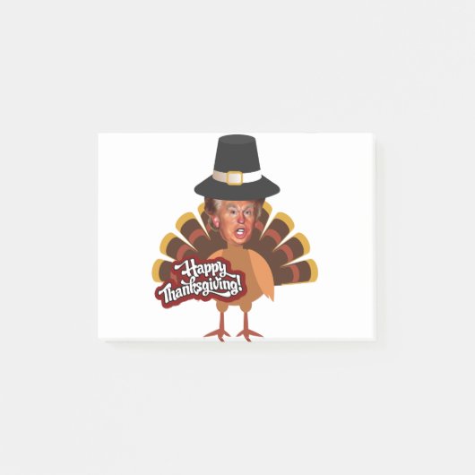 donald trump Thanksgiving turkije Post-it® Notes (Voorkant)