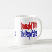 Donald Trump the Peoples President red blue Koffiemok (Voorkant rechts)