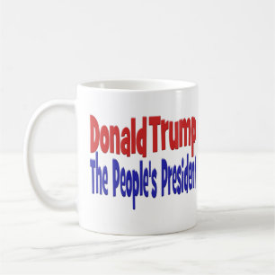 Donald Trump the Peoples President red blue Koffiemok