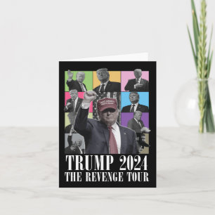 Donald Trump The Revenge Tour 2024 Voor Mannen En  Kaart