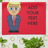 Donald Trump Theedoek (Gevouwen)