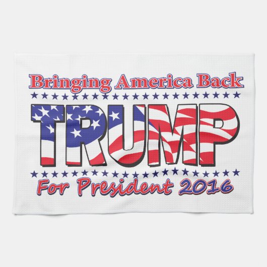 Donald Trump Theedoek (Horizontaal)