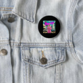 Donald Trump Thug Leven Ronde Button 5,7 Cm (In situ)