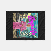 Donald Trump Thug Life Fleece Deken (Voorkant (Horizontaal))