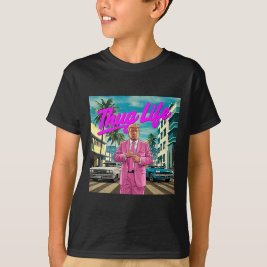 Donald Trump Thug Life T-shirt (Voorkant)