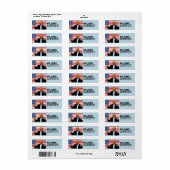 DONALD TRUMP THUMBS UP Return Address Label (Full Sheet)