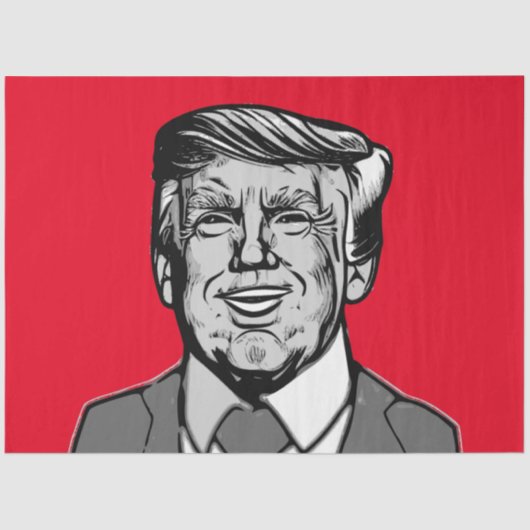 DONALD TRUMP TISSUEPAPIER (Voorkant)