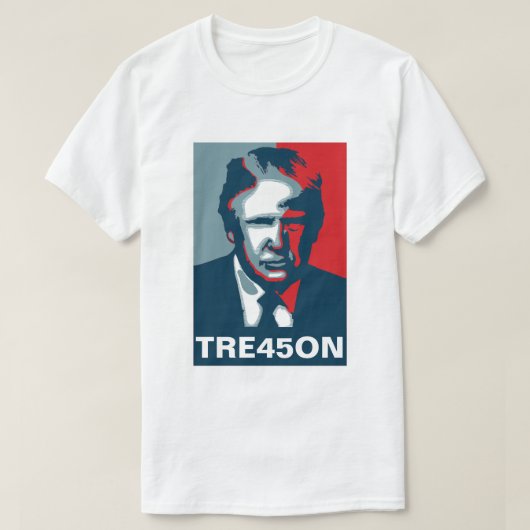 Donald Trump TREASON TRE45ON T-shirt (Design voorkant)