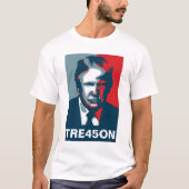 Donald Trump TREASON TRE45ON T-shirt (Voorkant)
