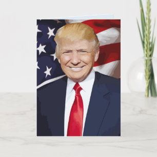 DONALD TRUMP TREMENDOUS BIG BIRTHDAAGKAARTEN KAART