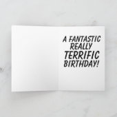 DONALD TRUMP TREMENDOUS BROTHER BIRTHDAAGS KAARTEN (Binnen)