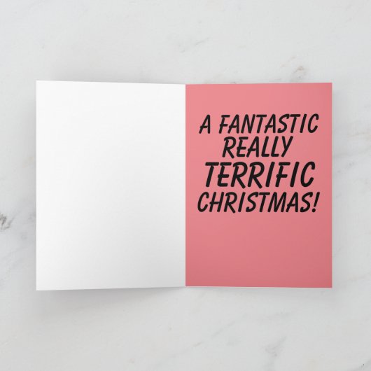 DONALD TRUMP TREMENDOUS BROTHER CHRISTMAS KAARTEN (Binnen)