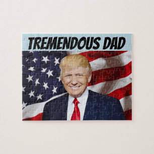 DONALD TRUMP TREMENDOUS DAD JIGSAW PUZZZLE LEGPUZZEL
