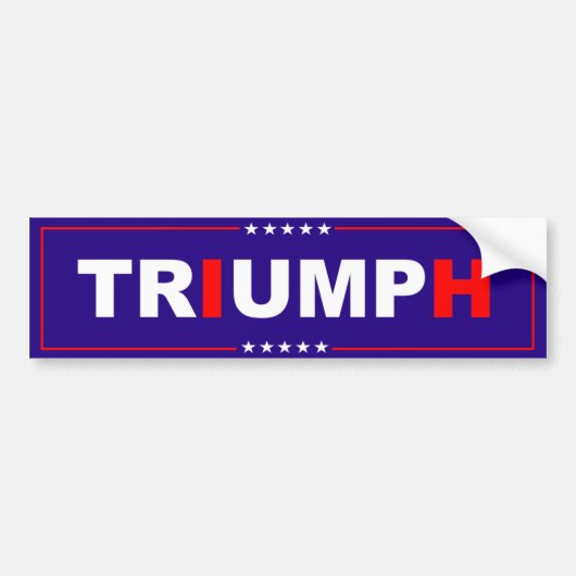 Donald Trump Triumph Bumpersticker (Voorkant)
