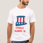 Donald Trump, Triumph oom Sam Pet USA 2016 T-shirt (Voorkant)