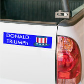 Donald Trump, Triumph oom Sam Pet USA Sticker (Op Truck)