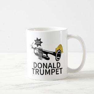 Donald Trump trompet grappig Koffiemok