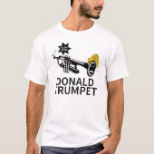 Donald Trump trompet grappig T-shirt (Voorkant)