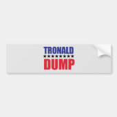 Donald Trump - Tronald Dump Bumpersticker (Voorkant)