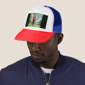 Donald Trump Trucker Pet (In situ)