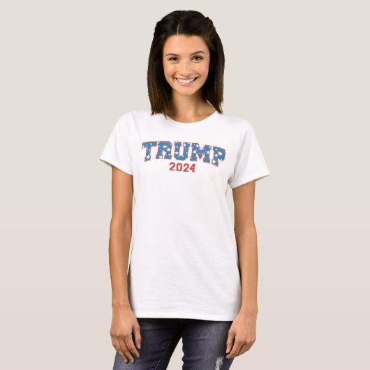 Donald Trump - Trump 2024 Houd Amerika groot T-shirt (Voorkant volledig)
