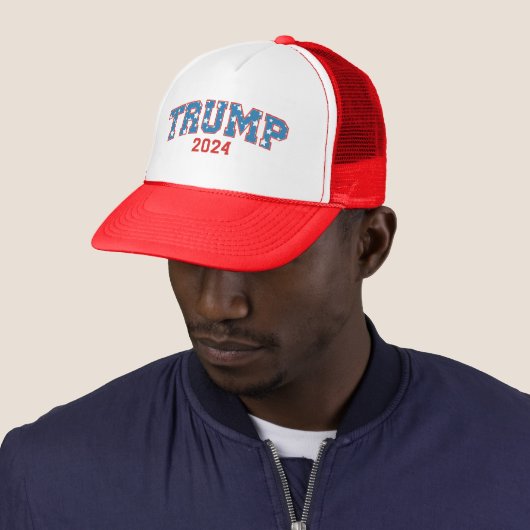 Donald Trump - Trump 2024 Houd Amerika groot Trucker Pet (In situ)