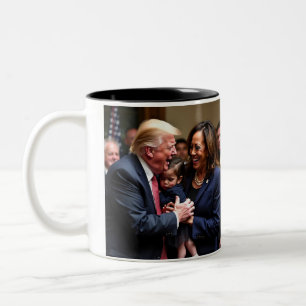 Donald Trump Tweekleurige Koffiemok