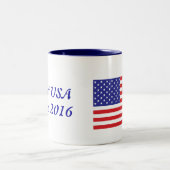 Donald Trump Tweekleurige Koffiemok (Center)