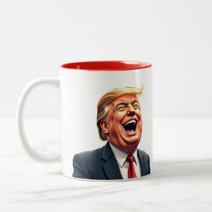 Donald Trump Tweekleurige Koffiemok