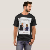 Donald Trump Tweet - Angela Merkel T-shirt (Voorkant volledig)