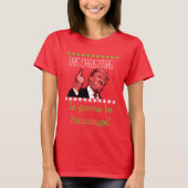 Donald Trump Ugly Kerstmis T-Shirt voor vrouwen (Voorkant)