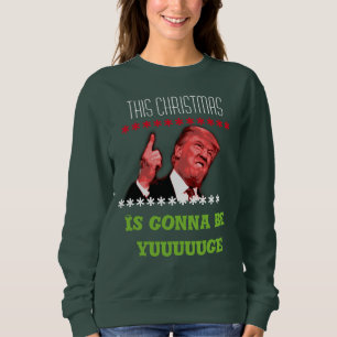 Donald Trump Ugly KerstSweater voor Vrouwen 2 Trui