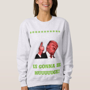 Donald Trump Ugly KerstSweater voor Vrouwen Trui