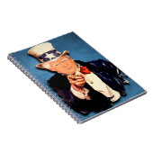 DONALD TRUMP UNCLE SAM NOTITIEBOEK JOURNAL (Rechterzijde)