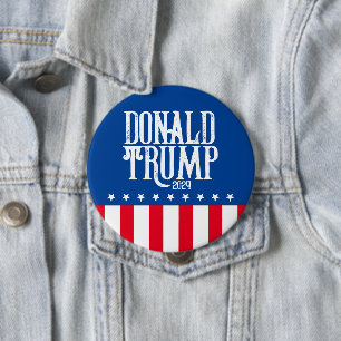 Donald Trump Unieke verkiezingscampagne 2024 Ronde Button 4,0 Cm