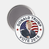 Donald Trump US Flag Magneet (Voorkant / Achterkant)
