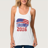 Donald Trump US Flag Tanktop (Voorkant)