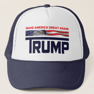 Donald Trump US Flag Trucker Pet