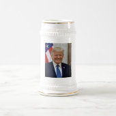 Donald Trump US President Witte Huis MAGA 2024 Bierpul (Center)